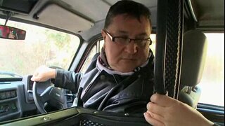 Hadjara glacaidh a a ' air an t-seann duine