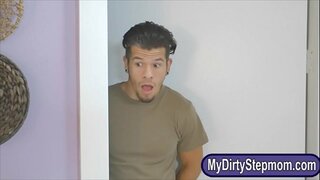 Nova Brooks i Tegan James ffm seks utroje seks u spavaćoj sobi