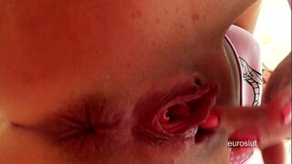 Euroslutアマチュアの民間柄のVid記録された友人に晒され