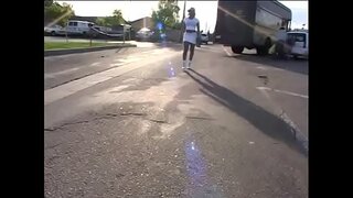 Zwarte pik in een strakke ebony ass